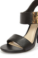 Thumbnail for your product : Bamboo Senza 16 Black Twist Lock Sandals