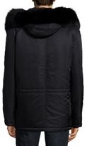 Thumbnail for your product : Yves Salomon Solid Long Sleeve Parka