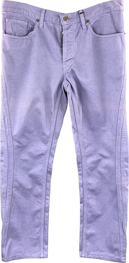 Dirk Bikkembergs Size 30 Lavender Purple Double Seam Jeans