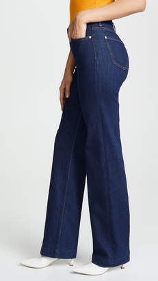 7 For All Mankind Alexa Trouser Jeans with Creasing