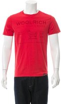 Thumbnail for your product : Woolrich Logo Print Crew Neck T-Shirt w/ Tags