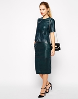 Thumbnail for your product : Oasis Leather Pencil Co-Ord Skirt