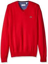 Thumbnail for your product : Lacoste Men's Seg 1 Cotton Jersey V-Neck Sweater, Ah0347-51