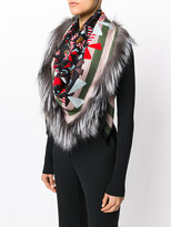 Thumbnail for your product : Fendi Touch of fur shawl