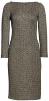 Thumbnail for your product : St. John Golden Evening Shimmer Knit Midi Dress