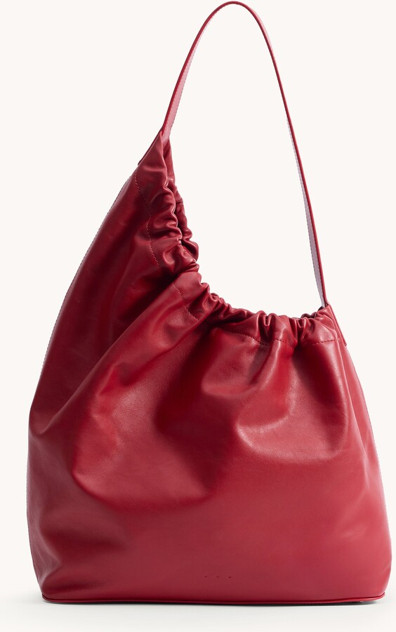 Aesther Ekme Demi Lune Cloud Bag Scarlet