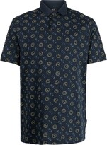Thumbnail for your product : Armani Exchange Logo-Print Cotton Polo Shirt