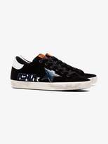 Thumbnail for your product : Golden Goose Deluxe Brand Superstar Velvet and Leather Sneakers