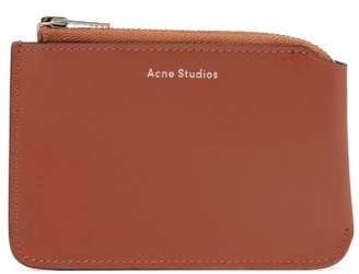Acne Studios Garnet S Leather Coin Purse - Mens - Brown