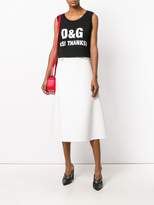 Thumbnail for your product : Dolce & Gabbana slogan print tank top