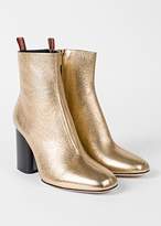 Thumbnail for your product : Paul Smith Women's Gold Leather 'Egan' Boots