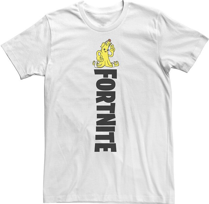 Licensed Character Big & Tall Fortnite Peely Peace Vertical Logo Tee