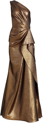 copper colour gown