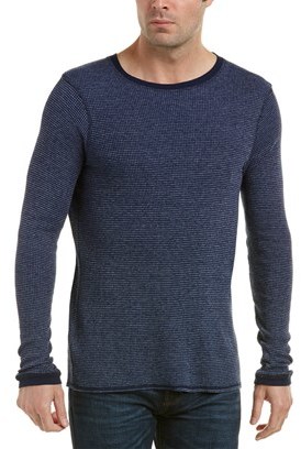 Michael Stars Linen-trim Crewneck Sweater.