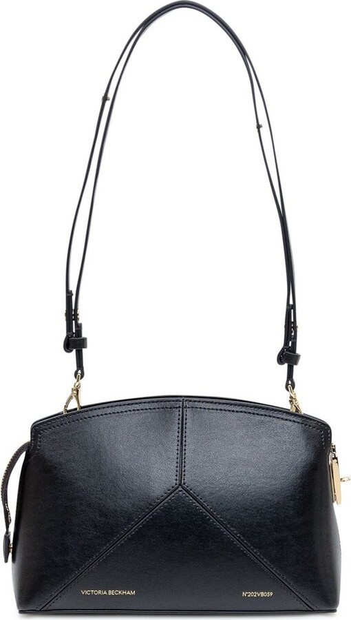 Victoria Beckham Mini Chain-embellished Textured-leather Bag Victoria Beckham Mini Chain-embellished Textured-leather Bag
