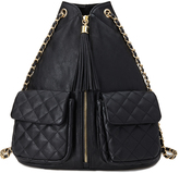 Thumbnail for your product : Forever 21 FOREVER 21+ Chain Strap Zip-Front Backpack