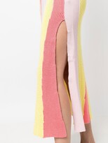 Thumbnail for your product : Koché Panelled Ankle-Length Dress