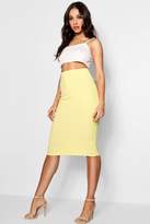 Thumbnail for your product : boohoo Basic Pastel Crepe Midi Skirt