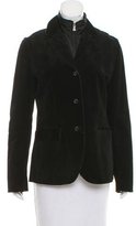 Thumbnail for your product : Prada Suede Notch-Lapel Jacket