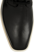 Thumbnail for your product : Stella McCartney Faux glossed-leather platform brogues