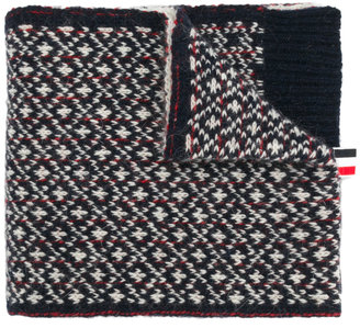 Thom Browne knitted penguin scarf