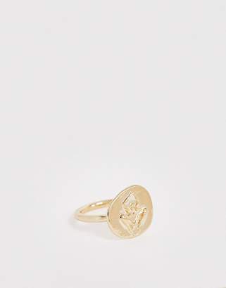 Weekday lady ring in gold