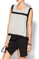 Thumbnail for your product : Collective Concepts Tweed Print Top