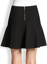 Thumbnail for your product : Diane von Furstenberg Seamed A-Line Mini Skirt