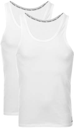 Calvin Klein 2 Pack Vest T Shirts White