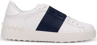 valentino open low top patent sneaker