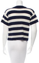 Thumbnail for your product : Prada Distressed Knit Crop Top
