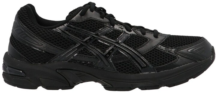 mens black asics trainers