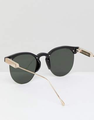 Spitfire Astro Retro Sunglasses In Black