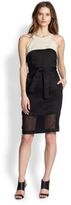 Thumbnail for your product : L'Agence Belted Cut-Out Dress