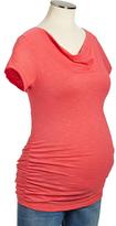 Thumbnail for your product : Old Navy Maternity Slub-Knit Cowl-Neck Tees
