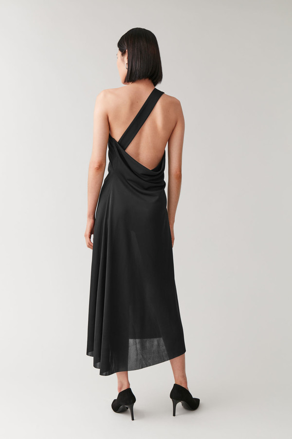 Cos Asymmetric Strap Jersey Dress - ShopStyle