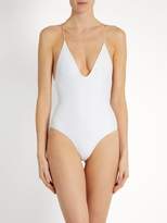 Thumbnail for your product : JADE SWIM Micro Halterneck Swimsuit - Womens - White