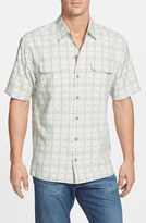 Thumbnail for your product : Tommy Bahama 'Parquet' Silk & Cotton Campshirt