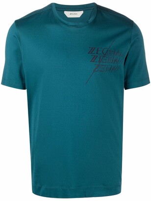 Ermenegildo Zegna logo-print short-sleeve T-shirt