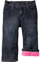 Thumbnail for your product : Old Navy Fleece-Lined Jeans for Baby