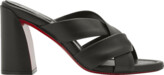 Thumbnail for your product : Christian Louboutin Disco Napa Red Sole Mule Sandals