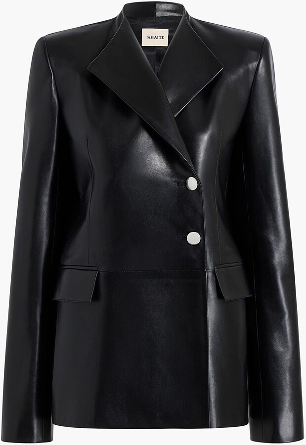 Elona Jacket in Black Leather