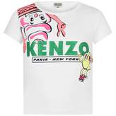 Thumbnail for your product : Kenzo KidsGirls White Food Fiesta Darie Top