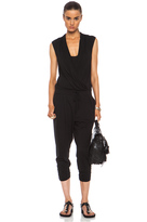 Thumbnail for your product : Helmut Lang Feather Modal-Blend Wrap Romper