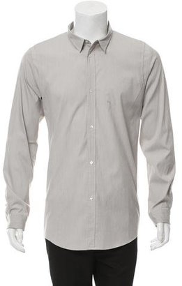 Robert Geller Pinstripe Button-Up Shirt