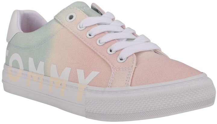 Tommy Hilfiger Women's Pink Sneakers & Athletic Shoes | ShopStyle