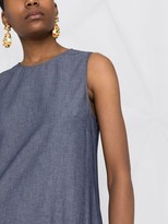 Thumbnail for your product : Boutique Moschino Tiered Denim Flared Dress