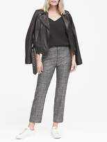Thumbnail for your product : Banana Republic Petite Avery Straight-Fit Plaid Ankle Pant