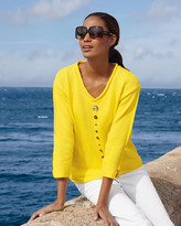 Thumbnail for your product : Neon Buddha Iris Pullover Top with Buttons