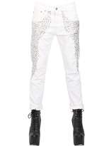 Thumbnail for your product : (+) People Studded Cotton Denim Jeans